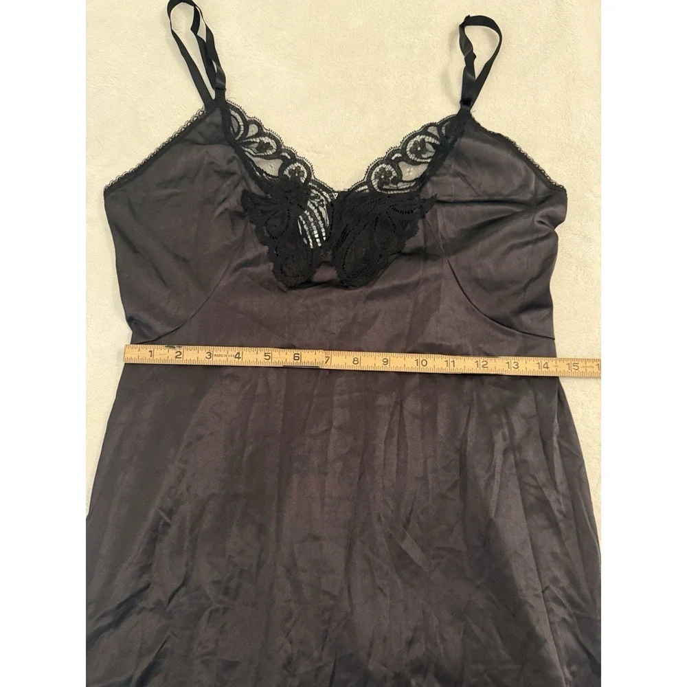 Rare NWT Vintage Lace Trim Babydoll Fairy Grunge Whimsigoth‎ Slip Dress 38 Large - Picture 11 of 13